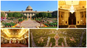 rashtrapatibhavan.gov.in and centralvista.gov.in : In Pic: Amrit Udyan, Rashtrapati Bhavan halls and Kartavya Path, some of Modi government's high-profile renaming decisions over the past few years, targeting cities, railway stations, roads, and official buildings 